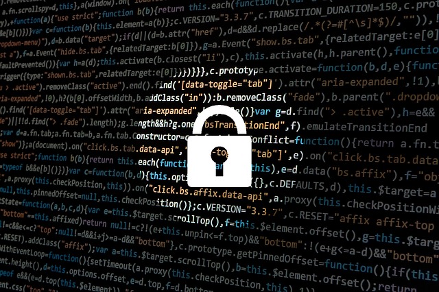 kybernetická bezpečnost a zámek